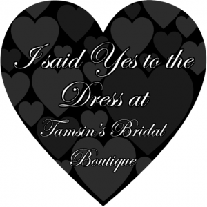 Say yes to the dress at Tamsin’s